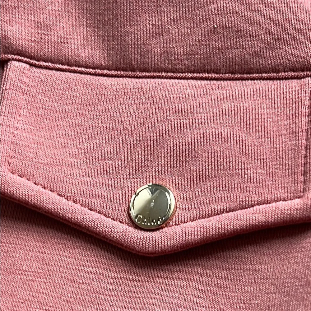 Chloe sequin logo Soft Pink Jacket with Zipper and Ribbed Cuffs 18 months baby - Picture 15 of 16